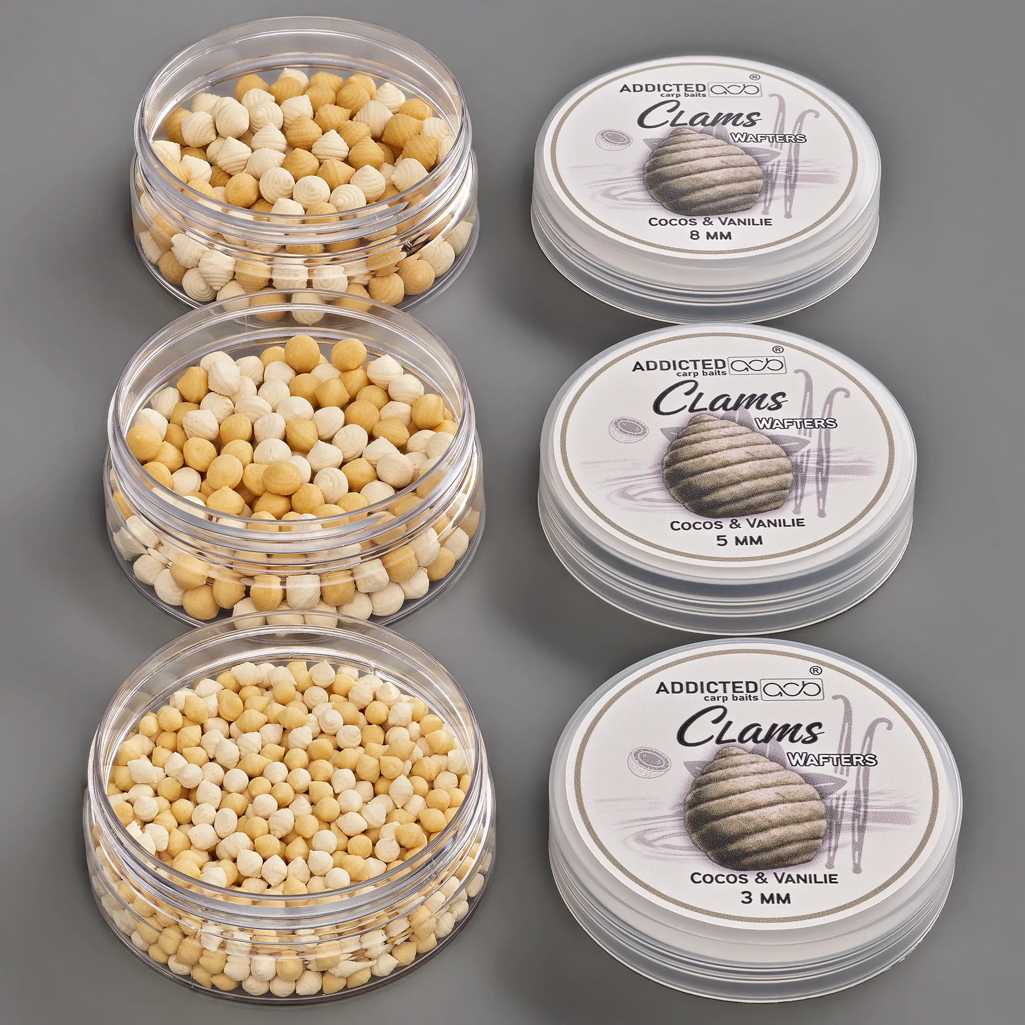 Addicted Carp Wafters Clams Coconut Vanilla wafters kokos wanilia