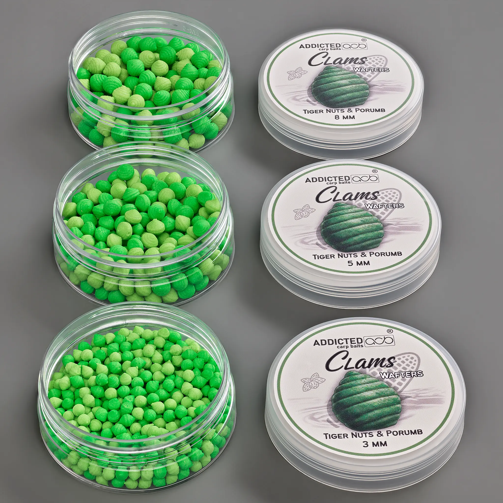 Addicted Carp Wafters Clams Tiger Nuts Corn 3 mm 5 mm 8 mm – wafters orzech tygrysi kukurydza