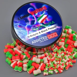 Addicted Carp Wafters Clepsidra Premium N Butyric Black Pepper 3.5 mm 6 mm 8 mm