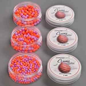 Wafters Clams -"Muszla" Krill-Banana (Kryl & Banan) - 3 mm | 5 mm | 8 mm - Addicted Carp