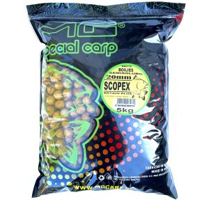 Kulki zanętowe MG Carp Scopex 20 mm 5 kg – klasyczne kulki proteinowe na karpia i amura